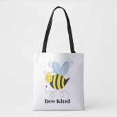 Tote Bag Bonne princesse d'abeille avec couronne et slogan  (Devant)