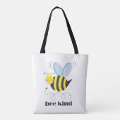 Tote Bag Bonne princesse d'abeille avec couronne et slogan  (Dos)