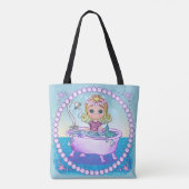 Tote Bag Bonne sirène bain (Dos)