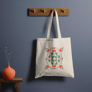 Tote Bag Bonne St. Patrick's Day trèfle et fleurs