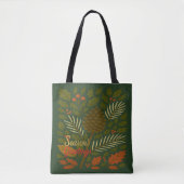 Tote Bag Bonnes Fêtes d'automne et d'hiver (Devant)