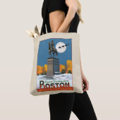 Tote Bag Bonnes Fêtes De Boston Common ! (De près)