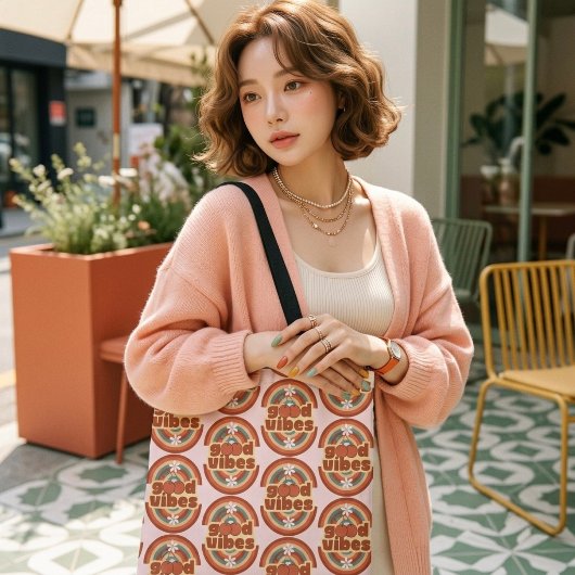 Tote Bag Bonnes Vibrations