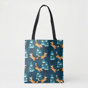 Tote Bag Bons Renards : Charme Vintage sans joint
