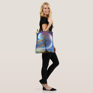 Tote Bag bonsaï paysage lunaire
