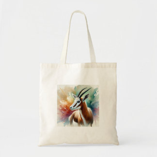 Tote Bag Bontebok in watercolor 220924AREF116 - Watercolor