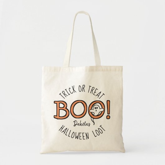 Tote Bag BOO ! Les petits fantômes nomment la bande d'Hallo (Devant)