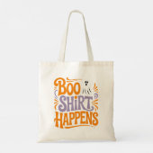 Tote Bag Boo Shirt se passe drôle Halloween (Dos)