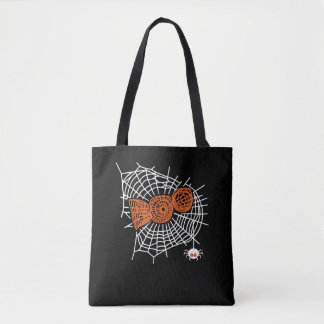 Tote Bag Boo Spider Web Funny mignon Spider Web Graphique