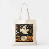 Tote Bag Boo to You Fall Citrouille Jack Crew Halloween Éff (Dos)