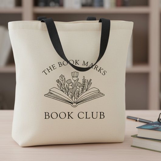Tote Bag Book Club Personalized Member's Gift