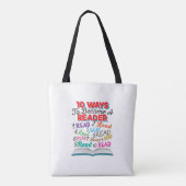Tote Bag Book Lover 10 Ways to Become a Reader (Dos)