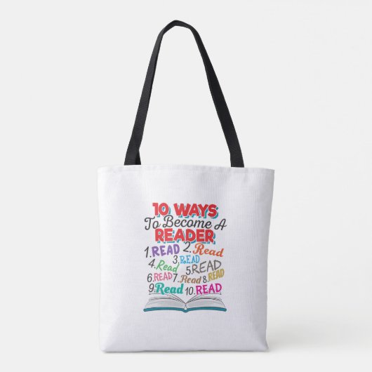Tote Bag Book Lover 10 Ways to Become a Reader (Dos)