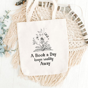 Tote Bag Book Lovers A Book by Day...