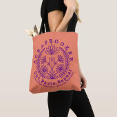 Tote Bag Booker de rebut - découpe, passé et répétition (De près)
