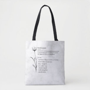 Tote Bag Bookkeeper Definition Funny Synonyms