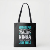 Tote Bag Bookkeeper Job Title Profession Comptabilité Compé (Devant)