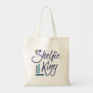 Tote Bag Booklover Shelfie King