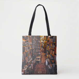 Tote Bag Bookstore Interior Photo pour les amateurs de livr
