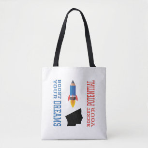 Tote Bag Booster de rêve et Rocket potentielle