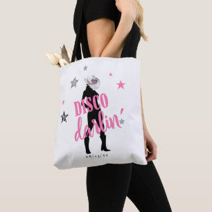 Tote Bag Boots 'n Bling Bachelorette Disco Darlin' ID925