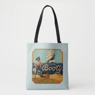Tote Bag Booty Étiquette Citrus vintage