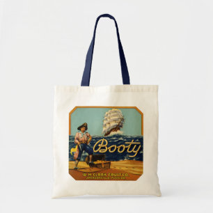 Tote Bag Booty Étiquette Citrus vintage