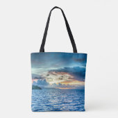 Tote Bag Bora Bora coucher de soleil (Dos)