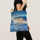 Tote Bag Bora Bora coucher de soleil (De près)