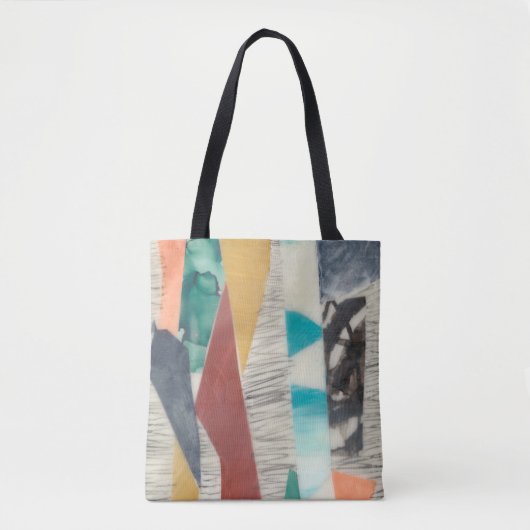 Tote Bag Bordure couleur II (Devant)
