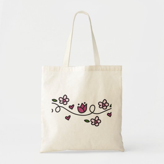 Tote Bag Bordure de flux (Devant)