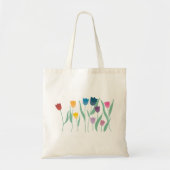Tote Bag Bordure de tulipe (Devant)