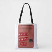Tote Bag Boring Day High School Locker Angst Slogan (Devant)