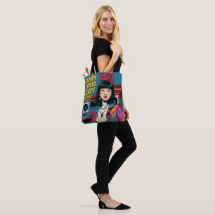 Tote Bag Born Loud Rester Vintage