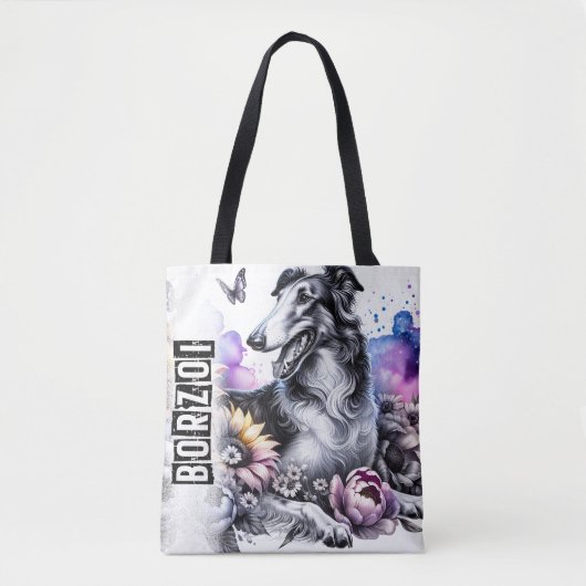 Tote Bag Borzoi (Devant)