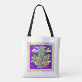Tote Bag Bosquet de fleurs  (Dos)