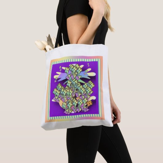 Tote Bag Bosquet de fleurs  (De près)