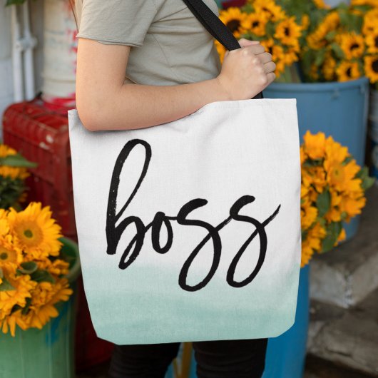 Tote Bag Boss | Aquarelle marine
