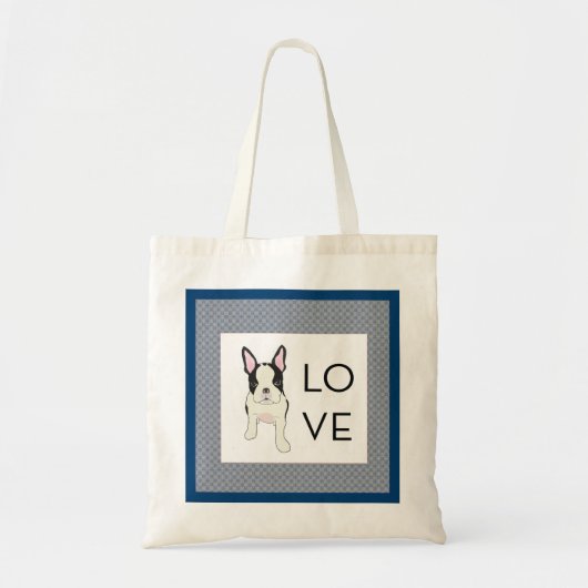 Tote Bag Bostie Fourre-tout - AMOUR (Devant)