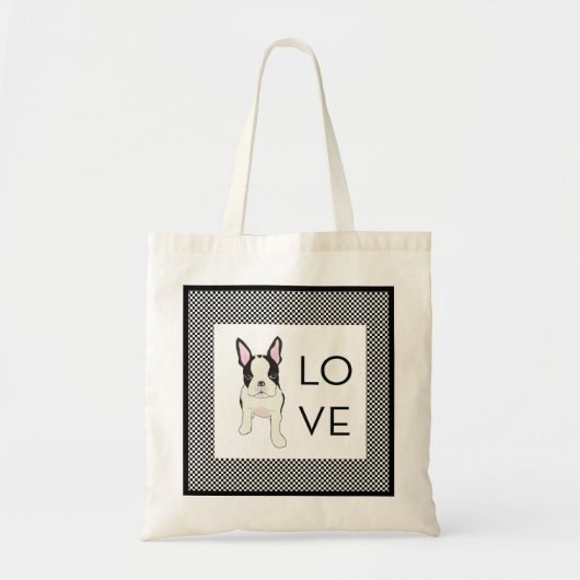 Tote Bag Bostie Fourre-tout - AMOUR (Devant)