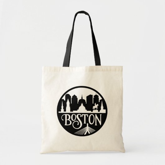 Tote Bag Boston Skyline (Devant)