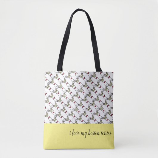 Tote Bag Boston Terrier (Devant)