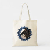 Tote Bag Boston Terrier Chien Floral Wreath Animal      (Dos)