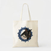 Tote Bag Boston Terrier Chien Floral Wreath Animal      (Devant)