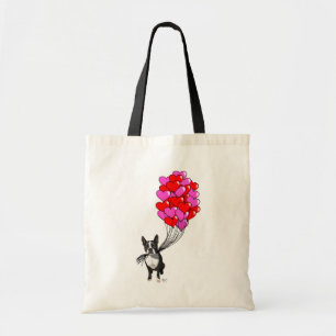 Tote Bag Boston Terrier Et Ballons