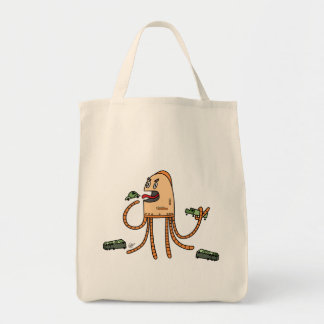 Tote Bag Bot affamé - épicerie Fourre-tout