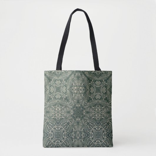 Tote Bag Botanical Fern Mosaic (Devant)