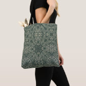 Tote Bag Botanical Fern Mosaic (De près)