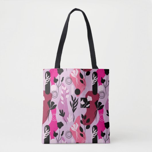 Tote Bag Botanique Abstrait (Devant)