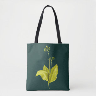Tote Bag Botanique d'ail sauvage Plante vert